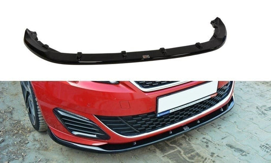 Maxton Design Frontlippe für Peugeot 308 Carbon Look