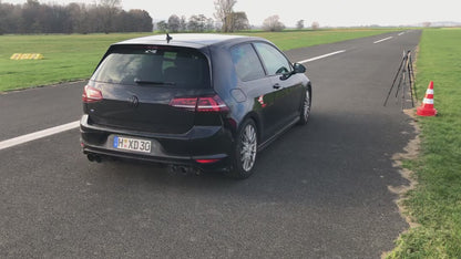 L-Performance - Golf 7R / 300PS - 310PS / Vorfacelift / inkl. Facelift  - Terrorline Klappenauspuff 3,5'' - 2x3Zoll mit CH-Zulassung