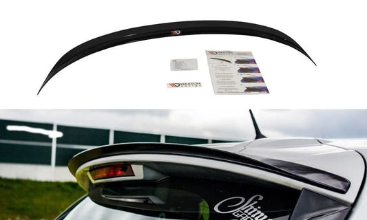 Maxton Design Spoiler für Renault Clio MK4 schwarz strukturiert