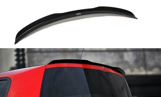 Maxton Design Spoiler für Renault Megane MK2 Schrägheck schwarz strukturiert