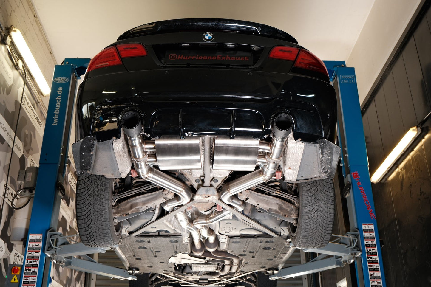 Hurricane 3,5" Abgasanlage für BMW E92 E93 335i N54