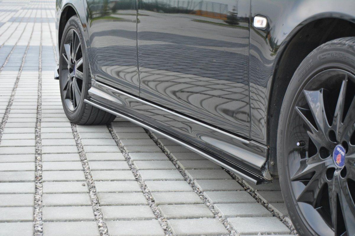 Maxton Design Seitenschweller für Saab Aero MK2 Facelift Carbon Look