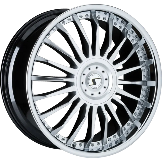 SCHMIDT | Design: CC-Line 1-pc | Grösse: 11.0x22 | ET: 10-45 | Lochkreis: 6x114.3-139.7 | Farbe: high gloss silver inox