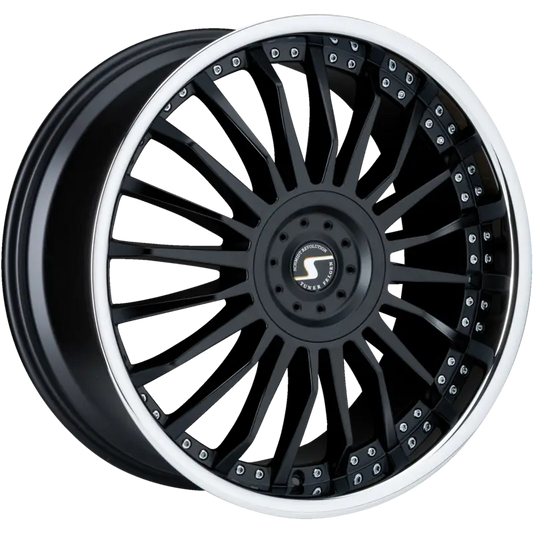 SCHMIDT | Design: CC-Line 1-pc | Grösse: 11.0x22 | ET: 10-45 | Lochkreis: 5x108-150 | Farbe: gloss black inox lip