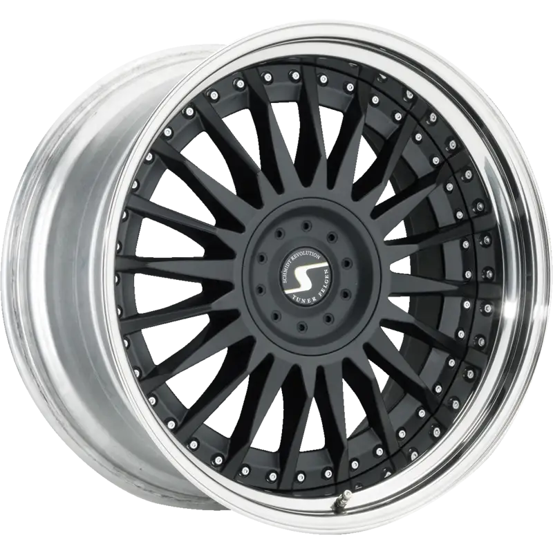 SCHMIDT | Design: CC-Line 3-pc | Gr?sse: 10.0x21 | ET: variabel | Lochkreis: 5x108-130 | Farbe: satin black stainless