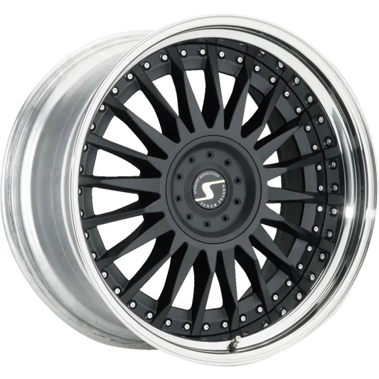 SCHMIDT | Design: CC-Line 3-pc | Grösse: 10.5x21 | ET: variabel | Lochkreis: 5x108-130 | Farbe: satin black stainless
