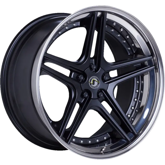 SCHMIDT | Design: FS-Line | Gr?sse: 15.0x20 | ET: variabel | Lochkreis: 5x98-130 | Farbe: satin black stainless outer