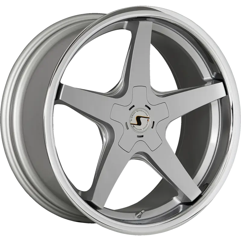 SCHMIDT | Design: XS5 19-20 | Gr?sse: 9.0x20 | ET: 15-45 | Lochkreis: 5x105-130 | Farbe: high gloss silver inox lip