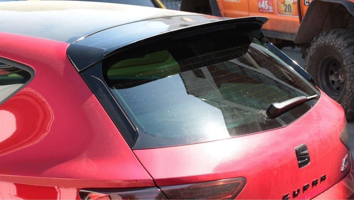 Maxton Design Spoiler für Seat Leon MK3 Cupra Facelift schwarz strukturiert
