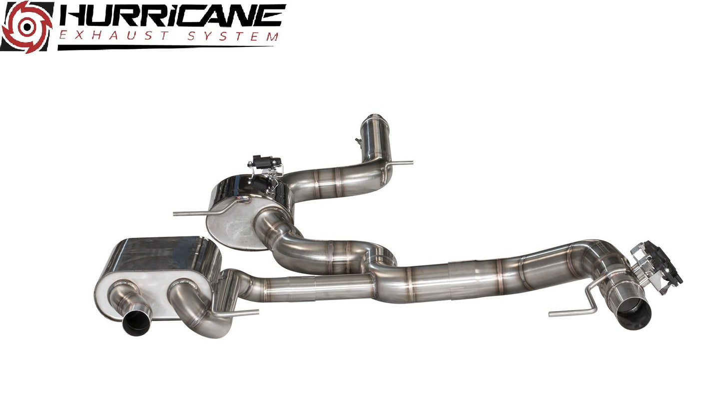 Hurricane 3,5" Abgasanlage für Seat Leon Cupra ST 300 FWD 5F V2