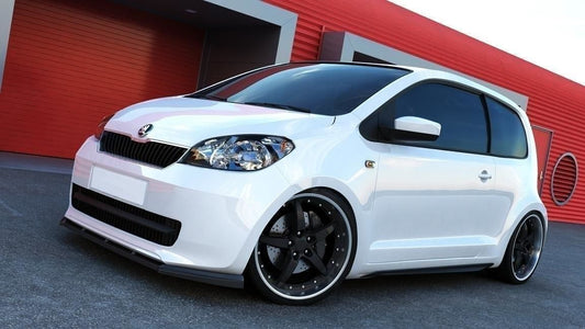Maxton Design Frontlippe für Skoda Citigo Carbon Look