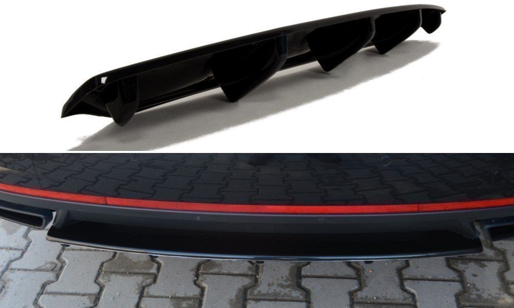 Maxton Design Diffusor für Skoda Octavia MK3 RS Carbon Look