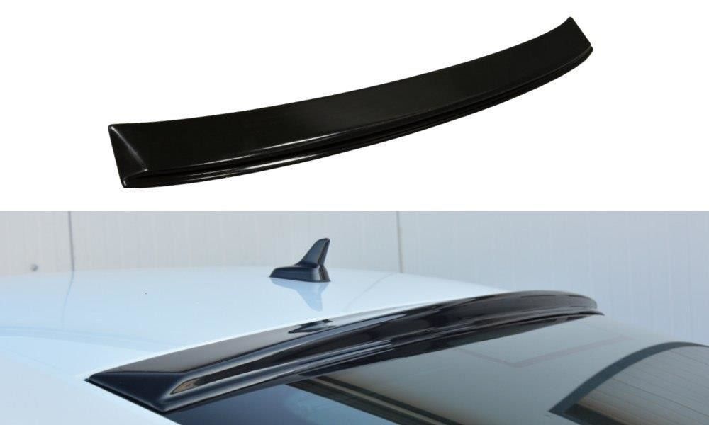 Maxton Design Heckscheiben Spoiler für Skoda Superb MK3 Facelift Schrägheck schwarz hochglanz