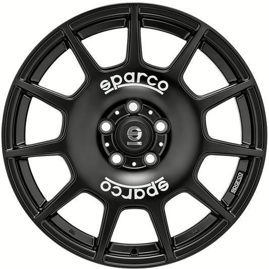 SPARCO | SPARCO TERRA | 8x18 | 5x114.3 | ET35 | MATT BLACK WHITE LETTERING | W29073505P4