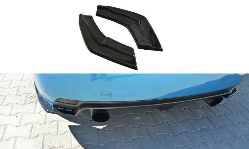 Maxton Design Diffusor-Erweiterungen für Subaru Impreza MK3 WRX|STI Schrägheck schwarz hochglanz