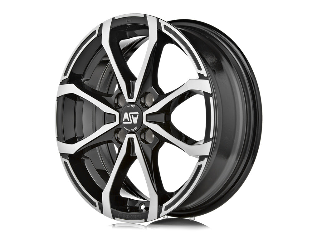 MSW | MSW X4 | 5x15 | 4x100 | ET38 | BLACK FULL POLISHED (GBFP) | W19263002T56