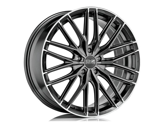 OZ | GRAN TURISMO HLT | 8.5x20 | 5x112 | ET35 | STAR GRAPHITE DIAMOND LIP | W01A95204W4