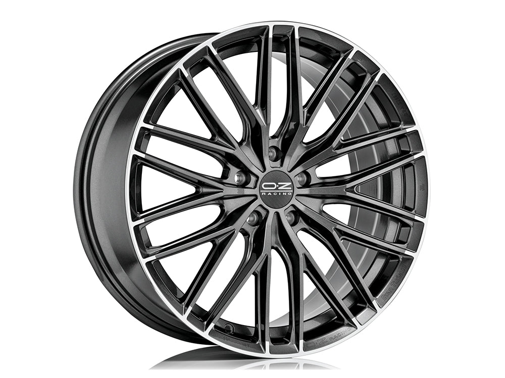 OZ | GRAN TURISMO HLT | 8.5x20 | 5x112 | ET45 | STAR GRAPHITE DIAMOND LIP | W01A95206W4