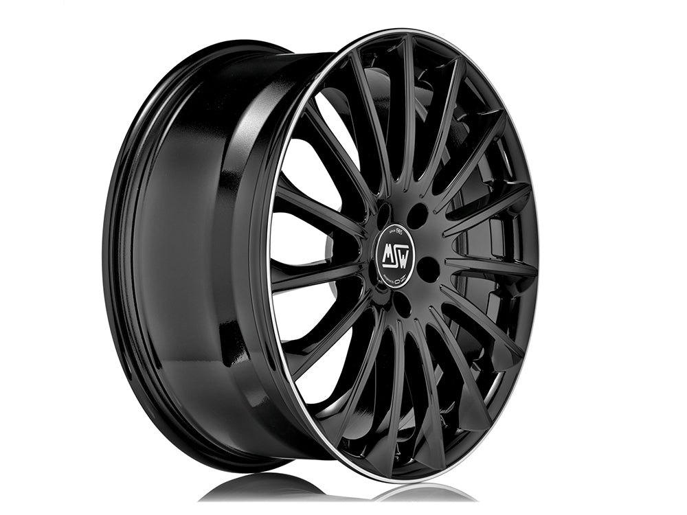MSW | MSW 30 | 8.5x20 | 5x112 | ET35 | GLOSS BLACK+DIAMOND LIP | W19317502TGA