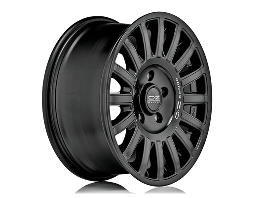 OZ | RALLY RAID | 8x17 | 5x120 | ET35 | MATT BLACK SILVER LETTERING | W01C00054R9