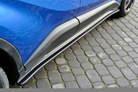 Maxton Design Seitenschweller für Toyota C-HR schwarz hochglanz