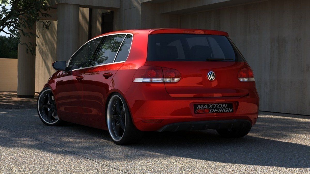 Maxton Design Heck/StoÌÙstange für Volkswagen Golf MK6|Golf 6 Carbon Look