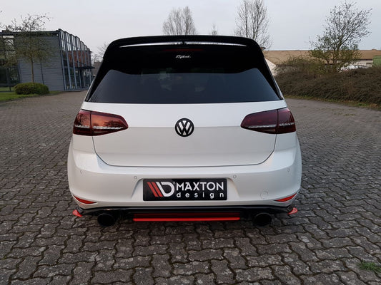Maxton Design Diffusor für Volkswagen Golf MK7|Golf 7 Clubsport schwarz hochglanz