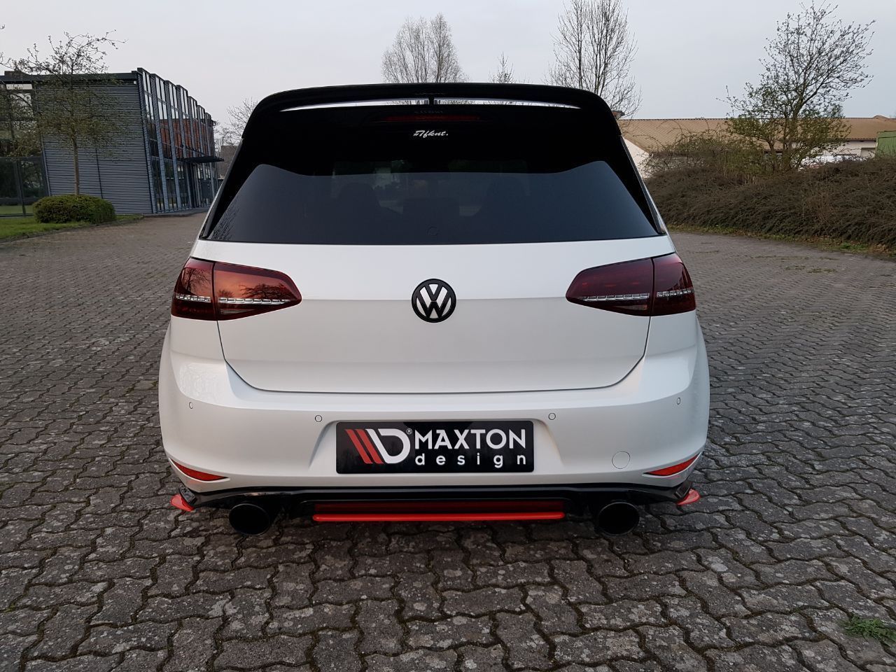 Maxton Design Diffusor für Volkswagen Golf MK7|Golf 7 Clubsport Carbon Look