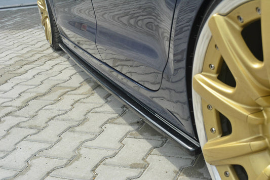 Maxton Design Seitenschweller für Volkswagen Jetta MK6 Vorfacelift Limousine Carbon Look