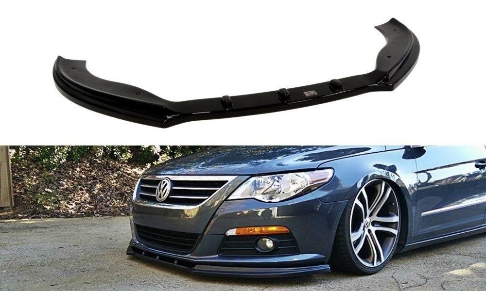 Maxton Design Frontlippe für Volkswagen Passat MK8|CC Vorfacelift schwarz hochglanz