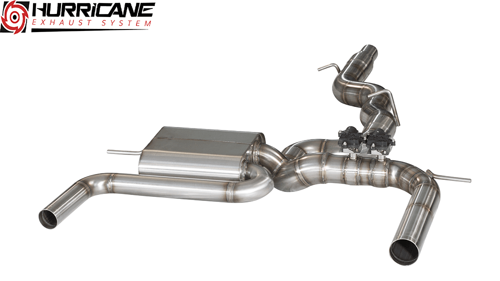 Hurricane 3,5" Abgasanlage für VW Golf 7.5 R OPF V2