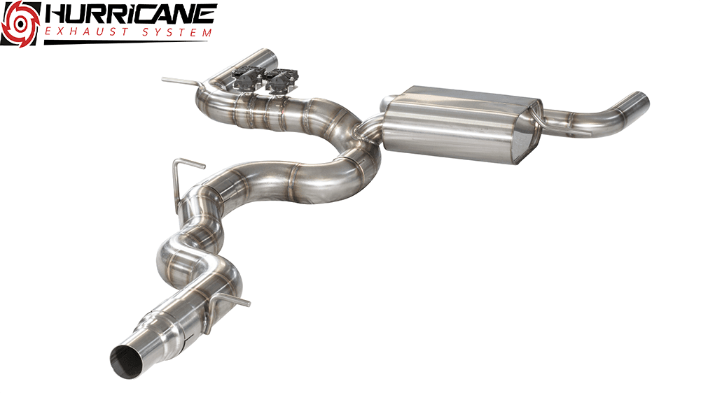Hurricane 3,5" Abgasanlage für VW Golf 7.5 R OPF V2