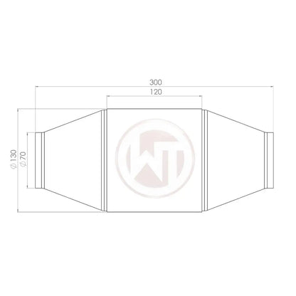 Wagner Rennsport-Katalysator 130x120 - EU6 Beschichtung - 009001004.OB