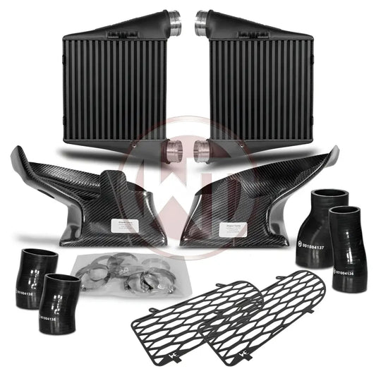 WAGNER TUNING - Comp. Ladeluftkühler Kit Audi A4 RS4 B5 Gen2 - ohne Carbonluftführung - Ladeluftkühler