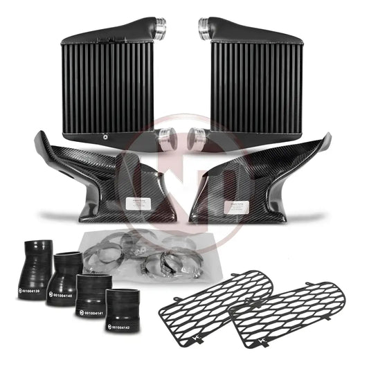 WAGNER TUNING - Comp. Ladeluftkühler Kit EVO2 Audi A4 RS4 B5 - ohne Carbonluftführung - Ladeluftkühler
