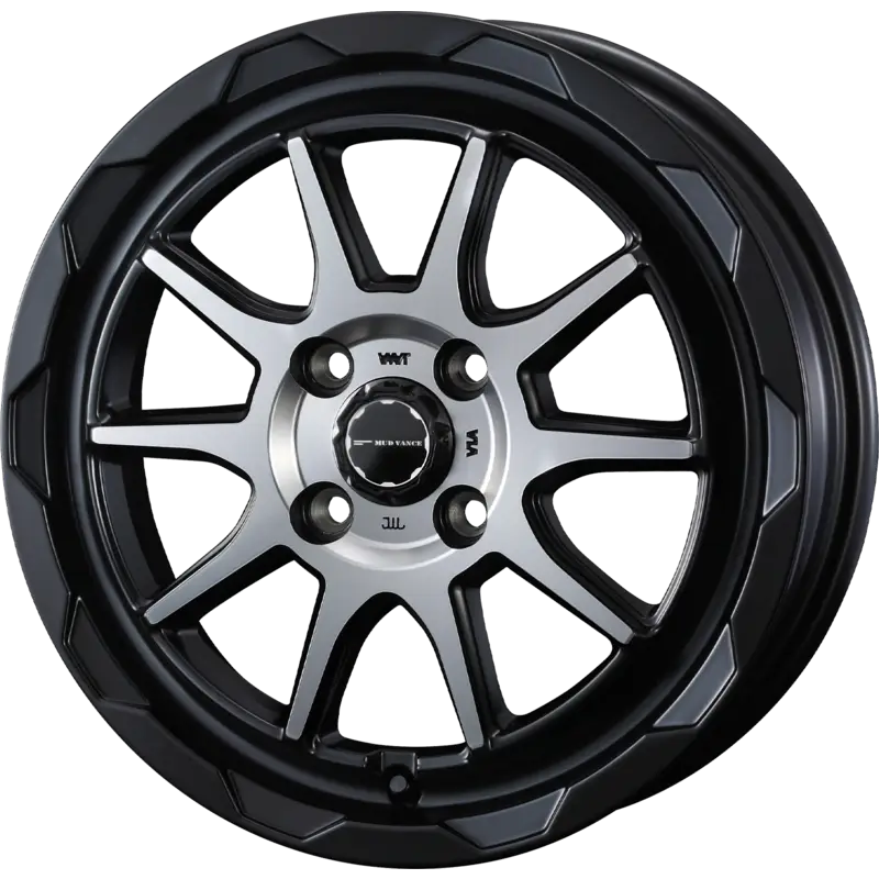 WEDS ADVENTURE | Design: Mud Vance 06 A | Lochkreis: 4x100 | Farbe: matt black face matt polished