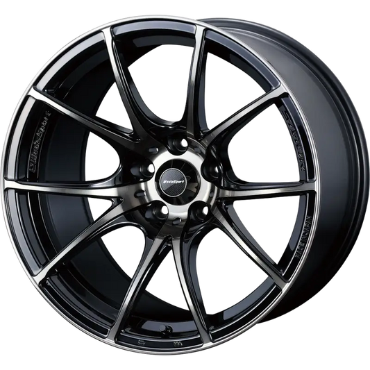 WEDS SPORT | Design: SA-10R | Gr?sse: 6.5x16 | ET: 48 | Lochkreis: 4x100 | Farbe: zebra black bright