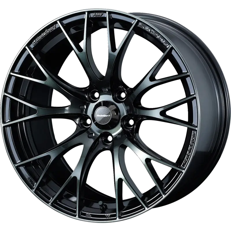 WEDS SPORT | Design: SA-20R | Gr?sse: 7.5x17 | ET: 45 | Lochkreis: 5x114.3 | Farbe: worth black clear