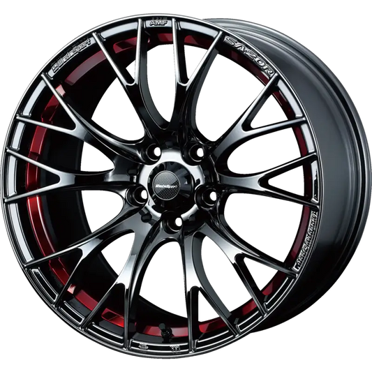 WEDS SPORT | Design: SA-20R | Grösse: 8.5x18 | ET: 45 | Lochkreis: 5x100 | Farbe: red light chrome