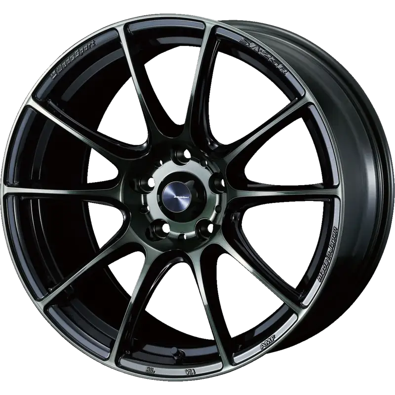 WEDS SPORT | Design: SA-25R | Gr?sse: 7.5x18 | ET: 45 | Lochkreis: 5x114.3 | Farbe: worth black clear
