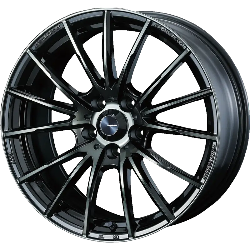 WEDS SPORT | Design: SA-35R | Gr?sse: 7.0x16 | ET: 52 | Lochkreis: 5x114.3 | Farbe: worth black clear