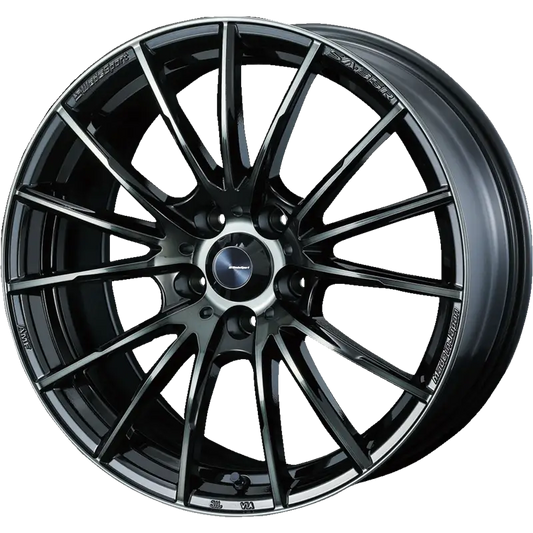 WEDS SPORT | Design: SA-35R | Gr?sse: 8.5x18 | ET: 35 | Lochkreis: 5x114.3 | Farbe: worth black clear