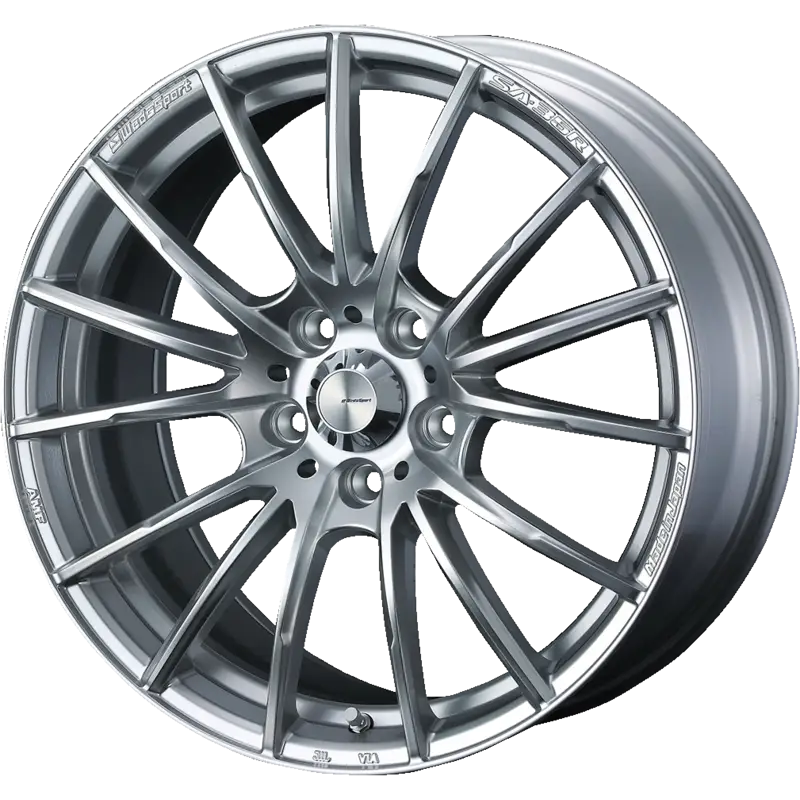 WEDS SPORT | Design: SA-35R | Gr?sse: 9.5x18 | ET: 45 | Lochkreis: 5x100 | Farbe: silver