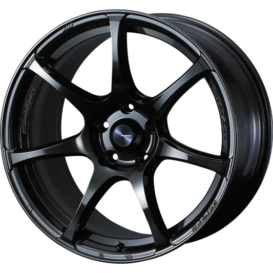 WEDS SPORT | Design: SA-75R | Gr?sse: 5.0x16 | ET: 45 | Lochkreis: 4x100 | Farbe: hyper black clear II