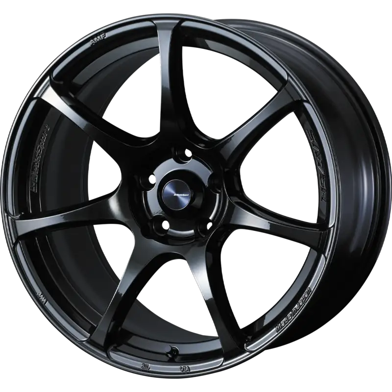 WEDS SPORT | Design: SA-75R | Gr?sse: 8.5x18 | ET: 45 | Lochkreis: 5x100 | Farbe: hyper black clear II