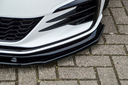 Ingo Noak - Spoilerschwert Frontspoiler für VW Golf 7 GTI TCR ab.2019 in schwarz Glanz
