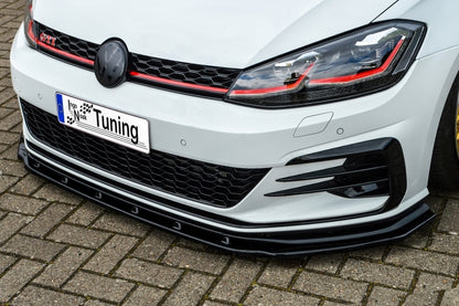Ingo Noak - Spoilerschwert Frontspoiler für VW Golf 7 GTI TCR ab.2019 in schwarz Glanz