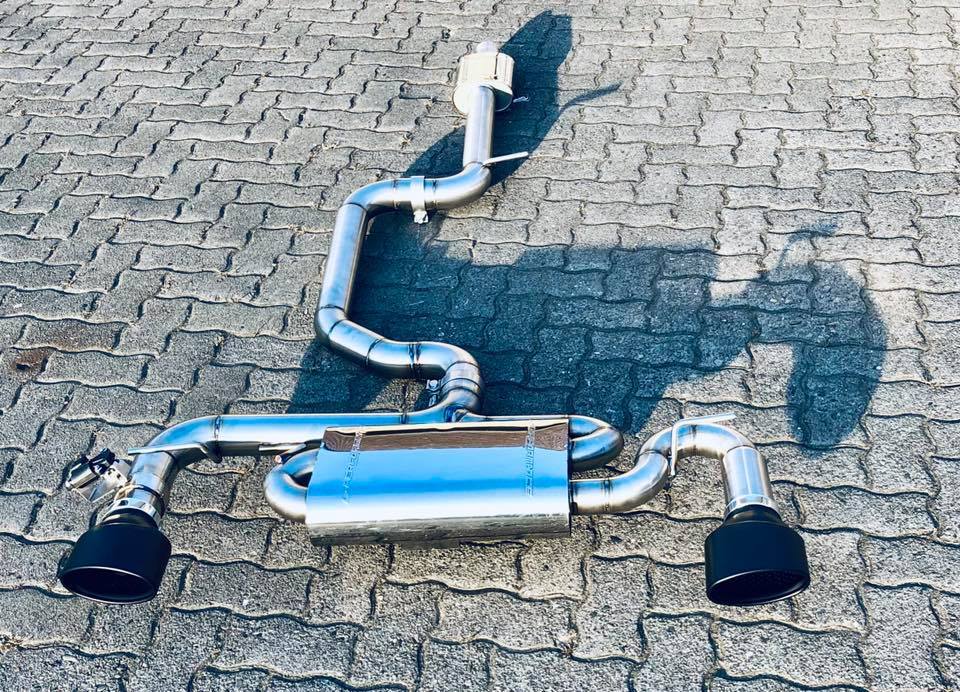 L-Performance - Seat Leon Cupra Terrorline Klappenabgasanlage 3,5 Zoll auf 2x3 Zoll mit CH Zulassung