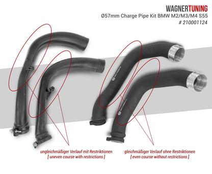 WAGNER TUNING - Ø57mm Charge Pipe Kit BMW M2/M3/M4 S55