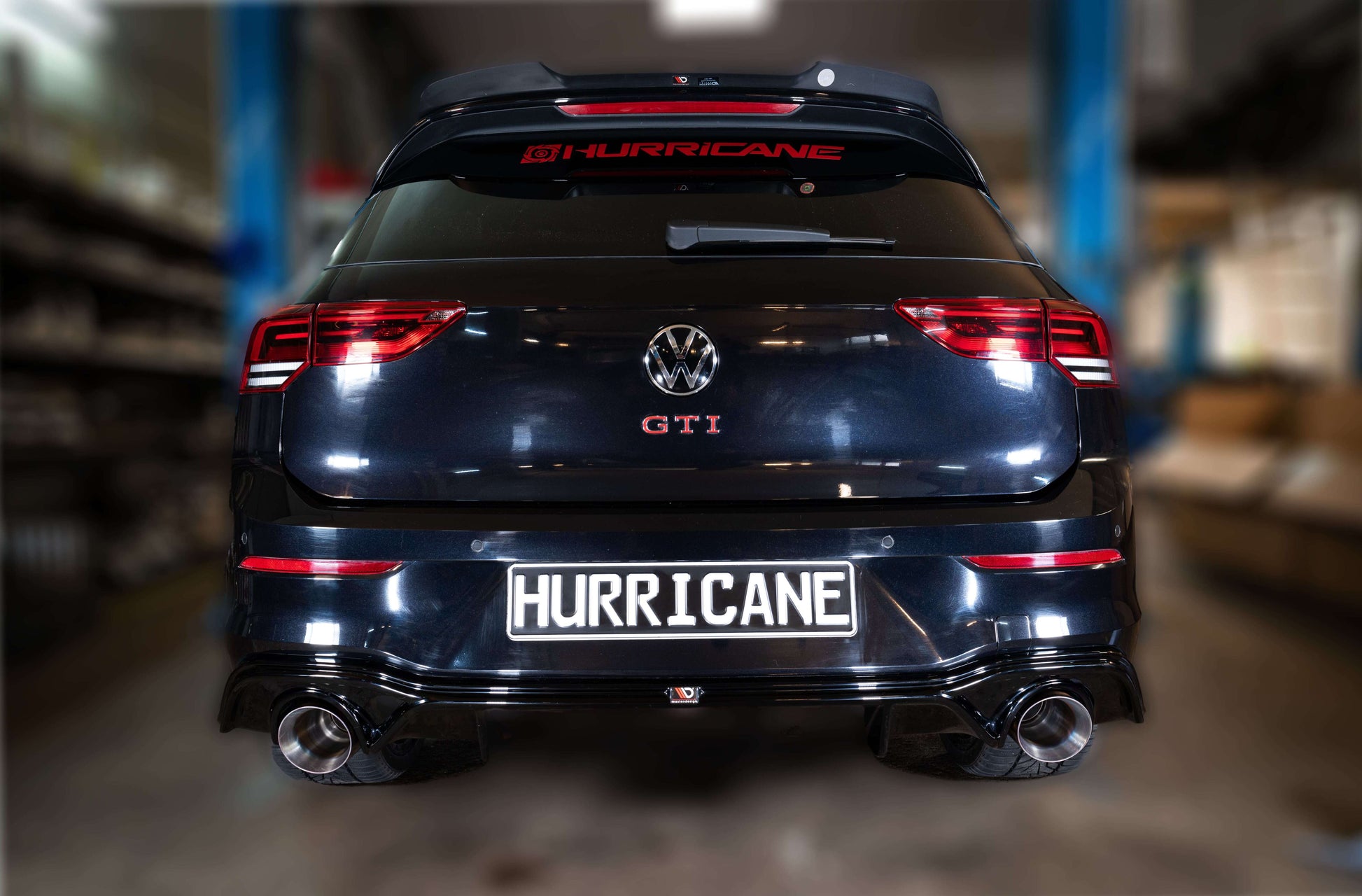 Hurricane Exhaust - 3.5" Klappenabgasanlage VW Golf 8 GTI